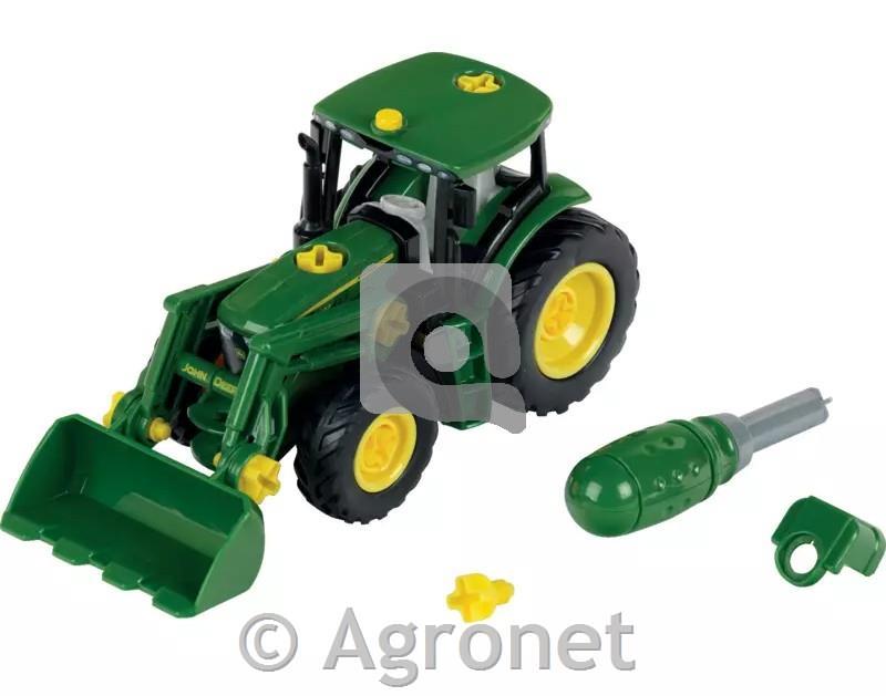 Traktor John Deere z nakladalcem in utežjo