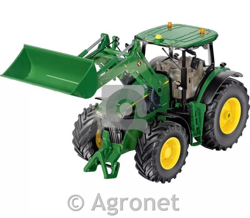 Traktor John Deere 7310R z nakladalcem Siku Bluetooth