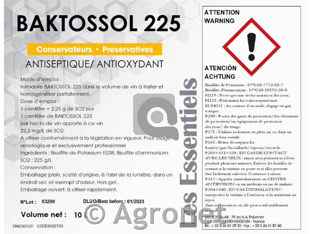 BAKTOSSOL 225 - 10L