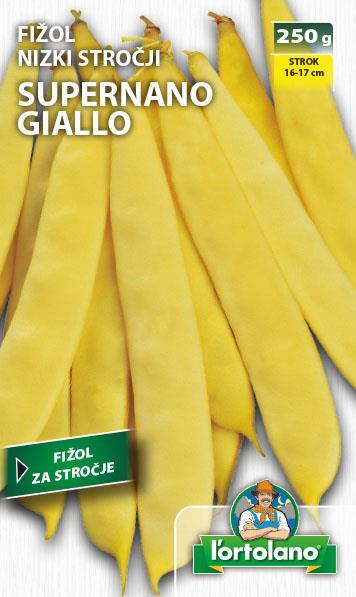 Fižol nizek stročji Supernano giallo 250 g