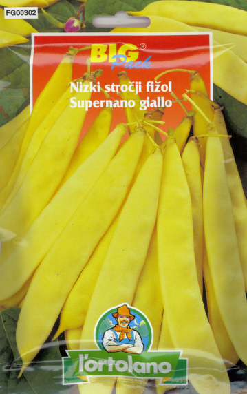 Nizek stročji fižol Supernano giallo 50g