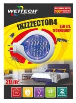 Uničevalec komarjev 20 m2, LED UV