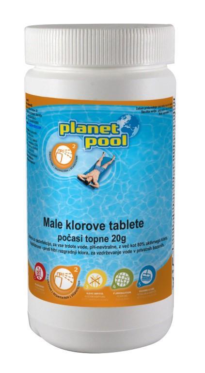 Male klorove tablete 20g počasitopne,1 kg