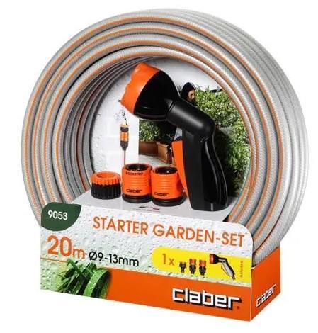 Cev za vodo, začetni set GARDEN 20m, Claber