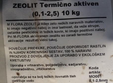 Zeolit 0,1-2,5 mm, 15 kg