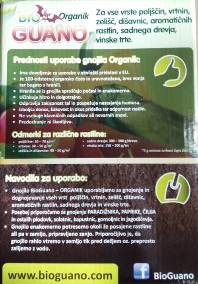 BioGuano organik briketi 1 kg