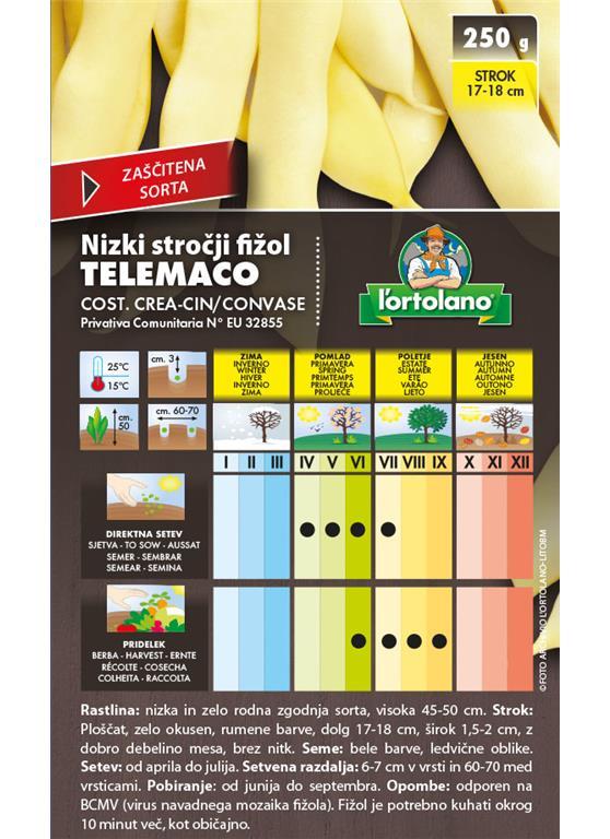 Nizki fižol Telemaco, 250g